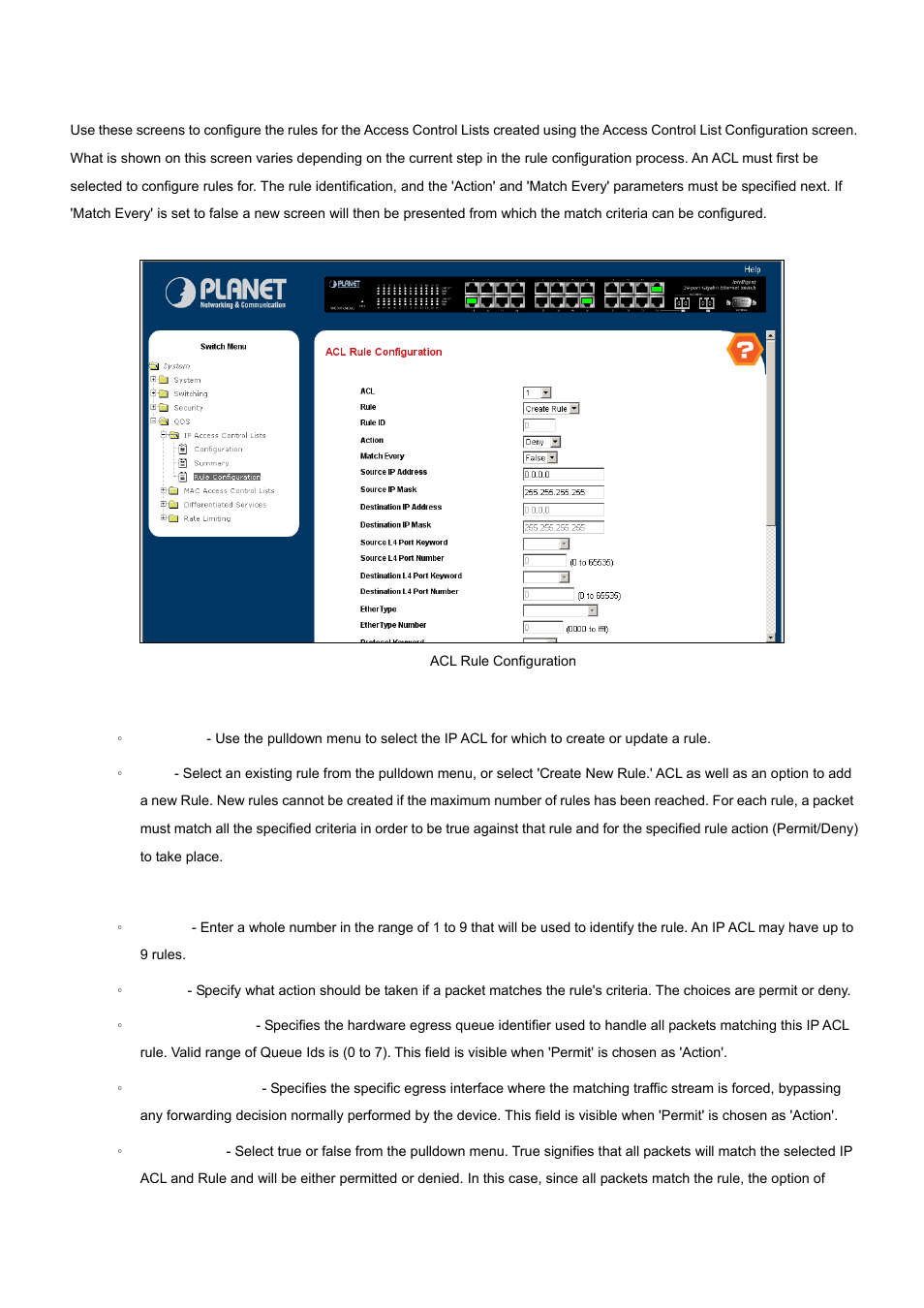 PLANET WGS3-2820 User Manual | Page 174 / 528
