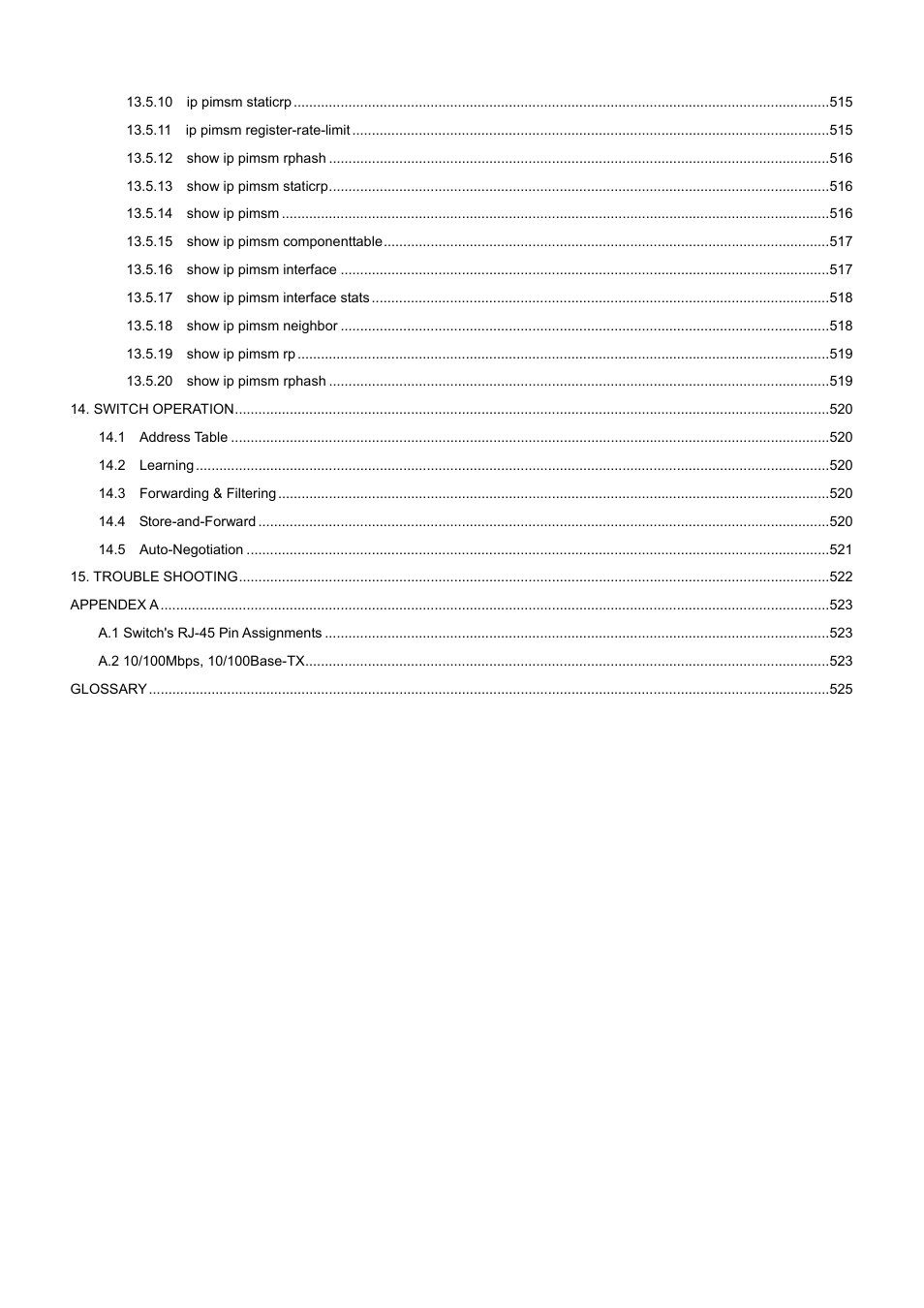 PLANET WGS3-2820 User Manual | Page 18 / 528