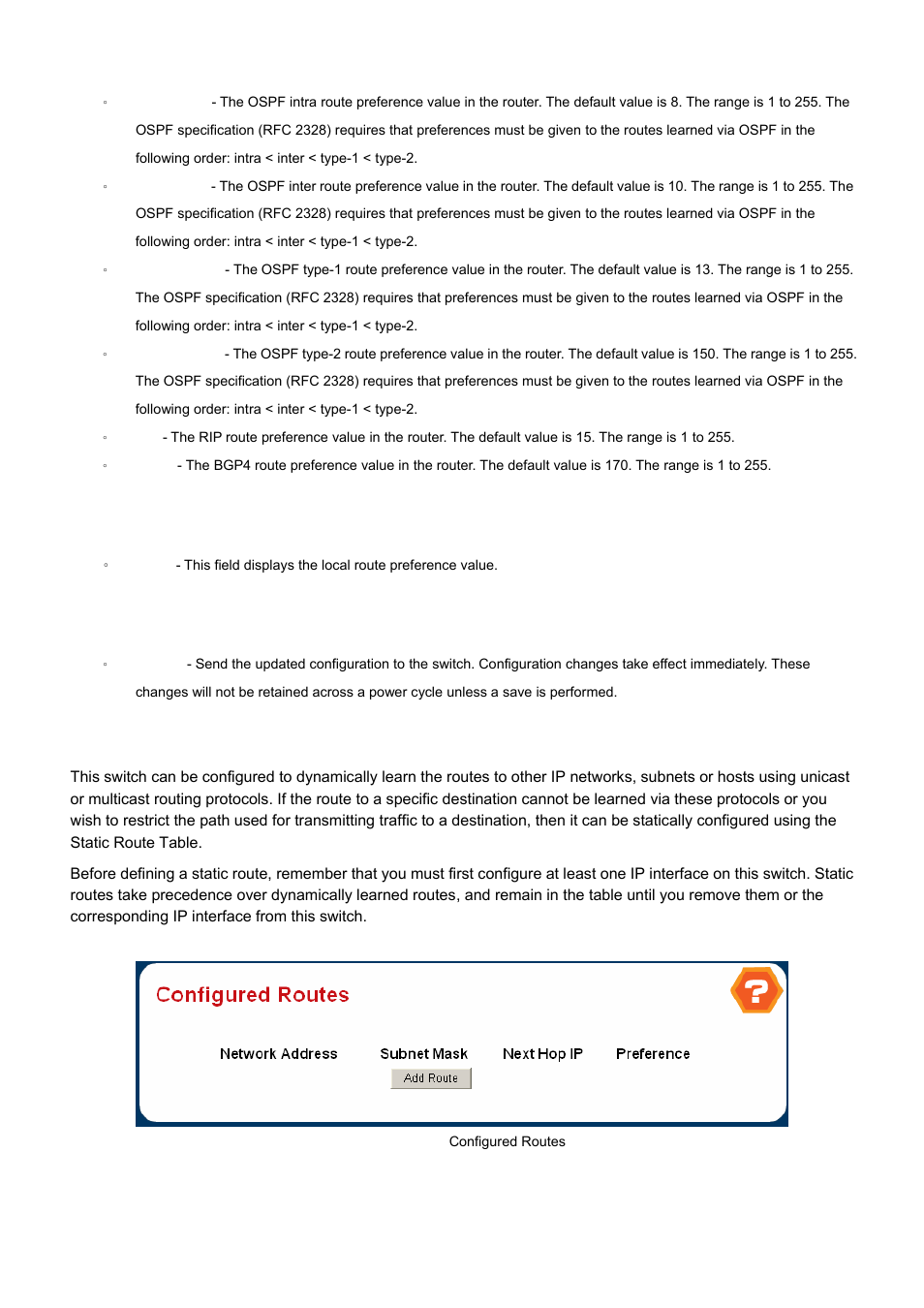 PLANET WGS3-2820 User Manual | Page 250 / 528