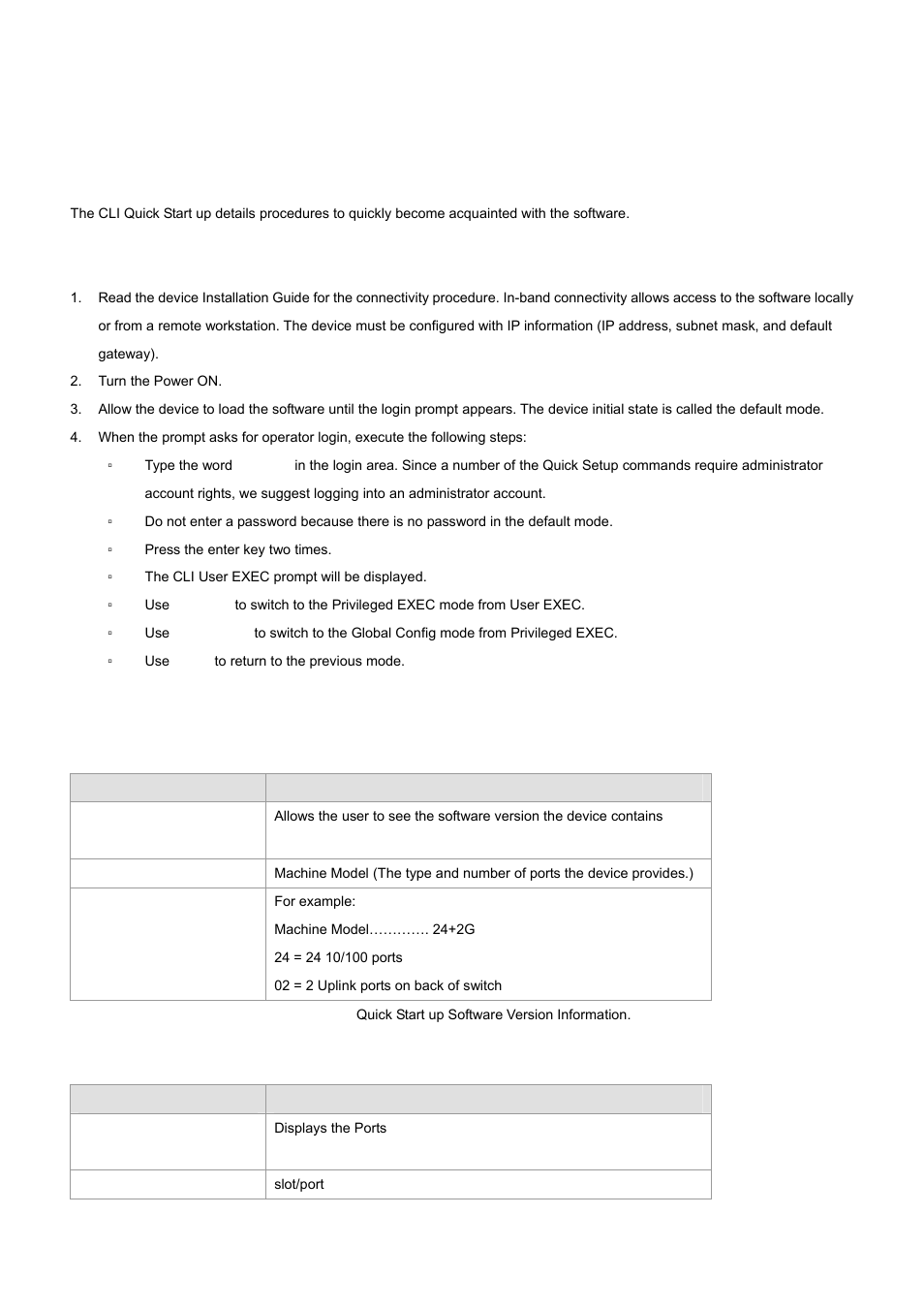 Quick start up, 1 quick starting the switch, 2 system info and system setup | PLANET WGS3-2820 User Manual | Page 314 / 528