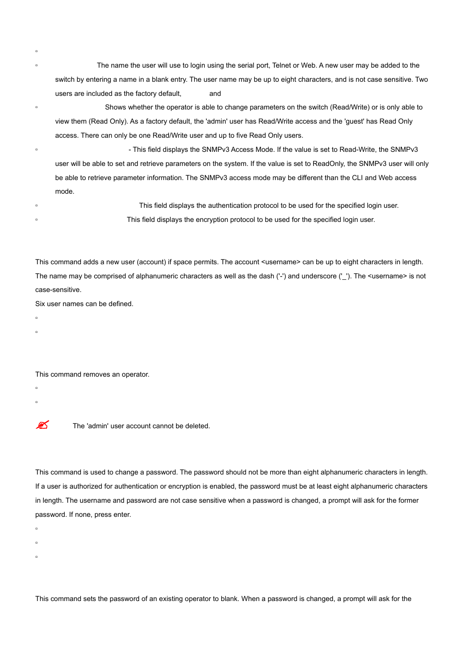 4 users name, 5 users passwd | PLANET WGS3-2820 User Manual | Page 375 / 528