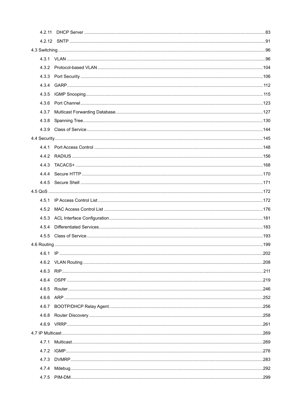 PLANET WGS3-2820 User Manual | Page 4 / 528