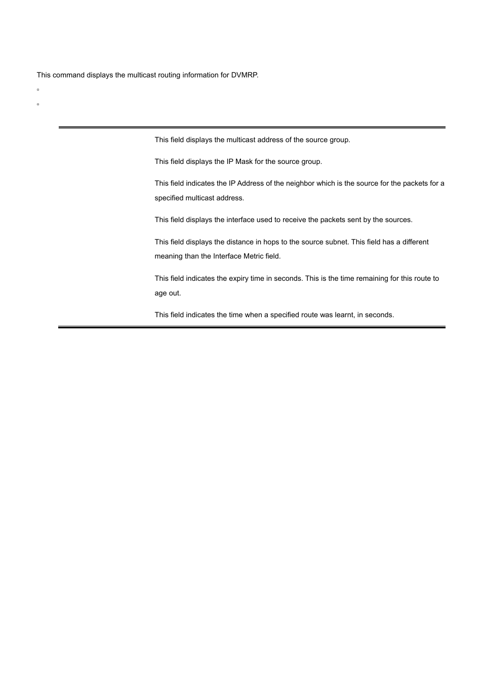 9 show ip dvmrp route | PLANET WGS3-2820 User Manual | Page 499 / 528