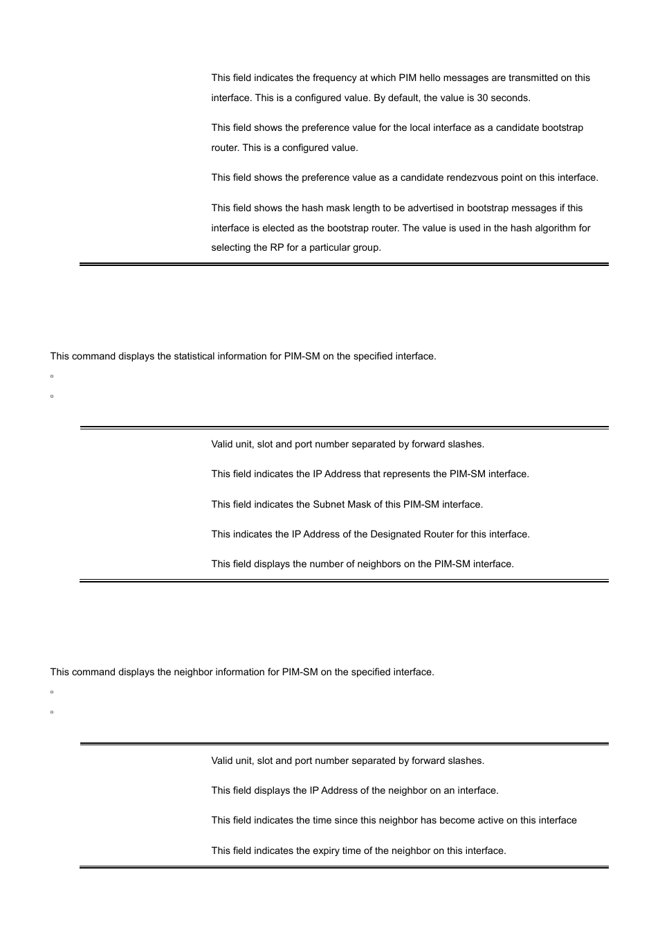 17 show ip pimsm interface stats, 18 show ip pimsm neighbor | PLANET WGS3-2820 User Manual | Page 518 / 528