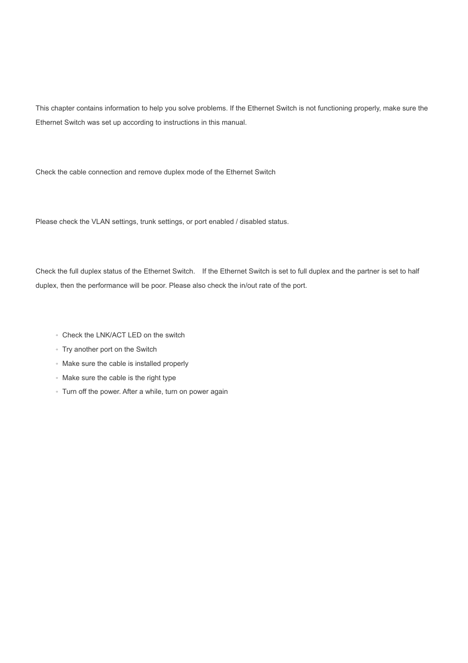 Trouble shooting | PLANET WGS3-2820 User Manual | Page 522 / 528