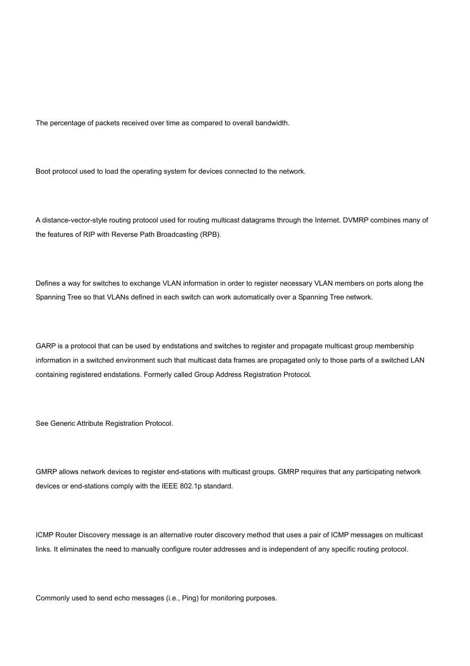 Glossary | PLANET WGS3-2820 User Manual | Page 525 / 528