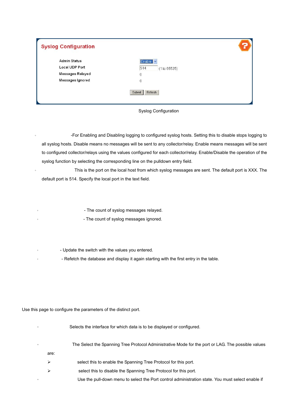 6 port | PLANET WGS3-2820 User Manual | Page 59 / 528