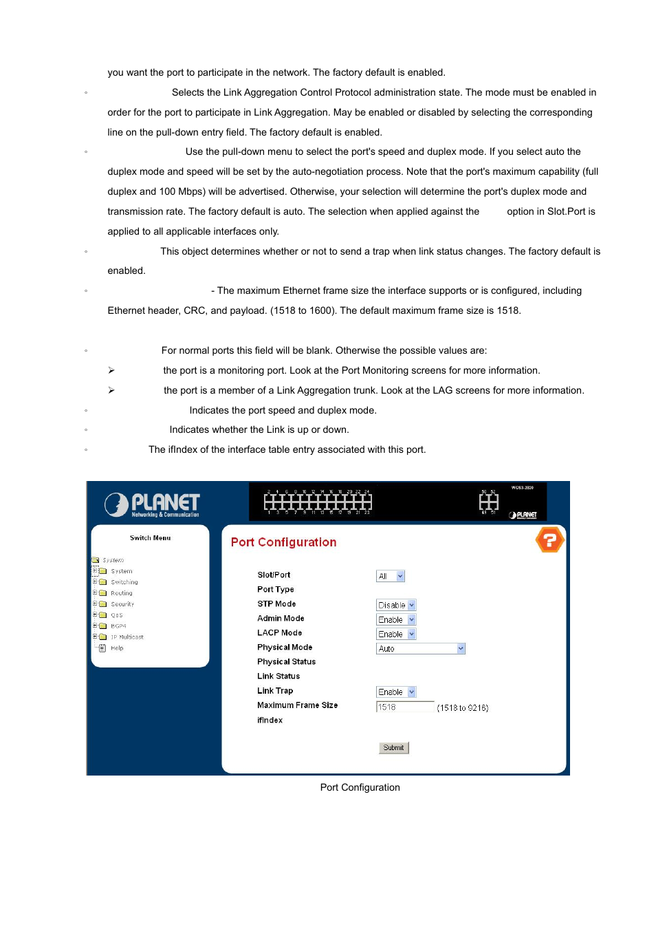 PLANET WGS3-2820 User Manual | Page 60 / 528
