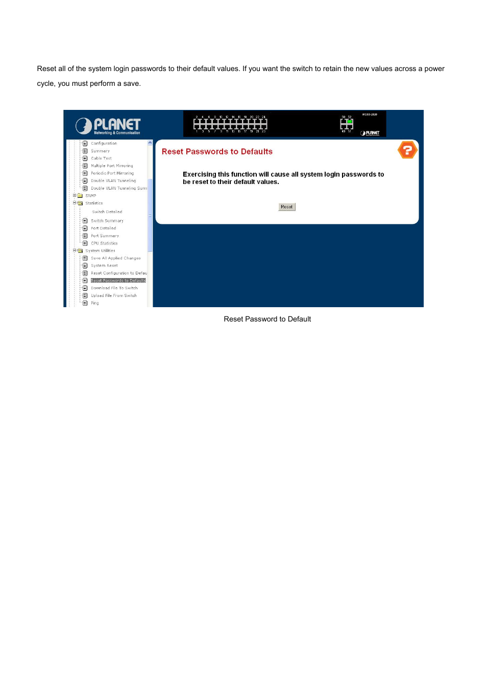 PLANET WGS3-2820 User Manual | Page 78 / 528