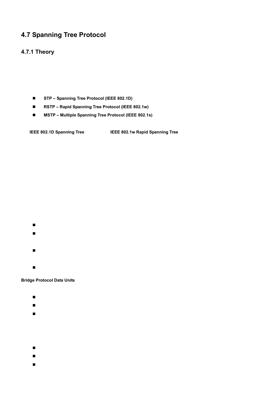 7 spanning tree protocol, 1 theory | PLANET WGSD-10020 User Manual | Page 135 / 556