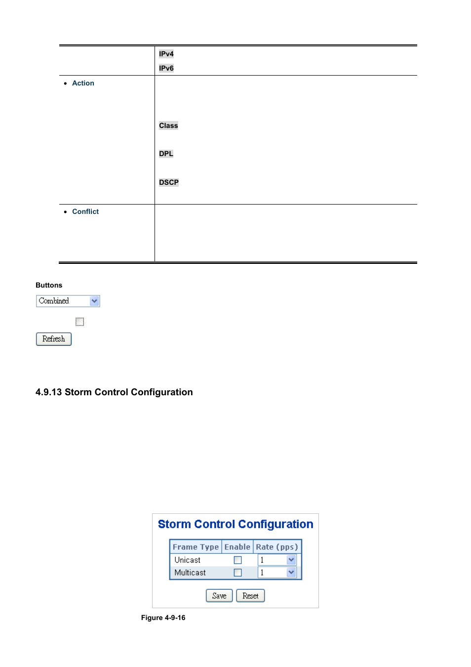 13 storm control configuration | PLANET WGSD-10020 User Manual | Page 196 / 556