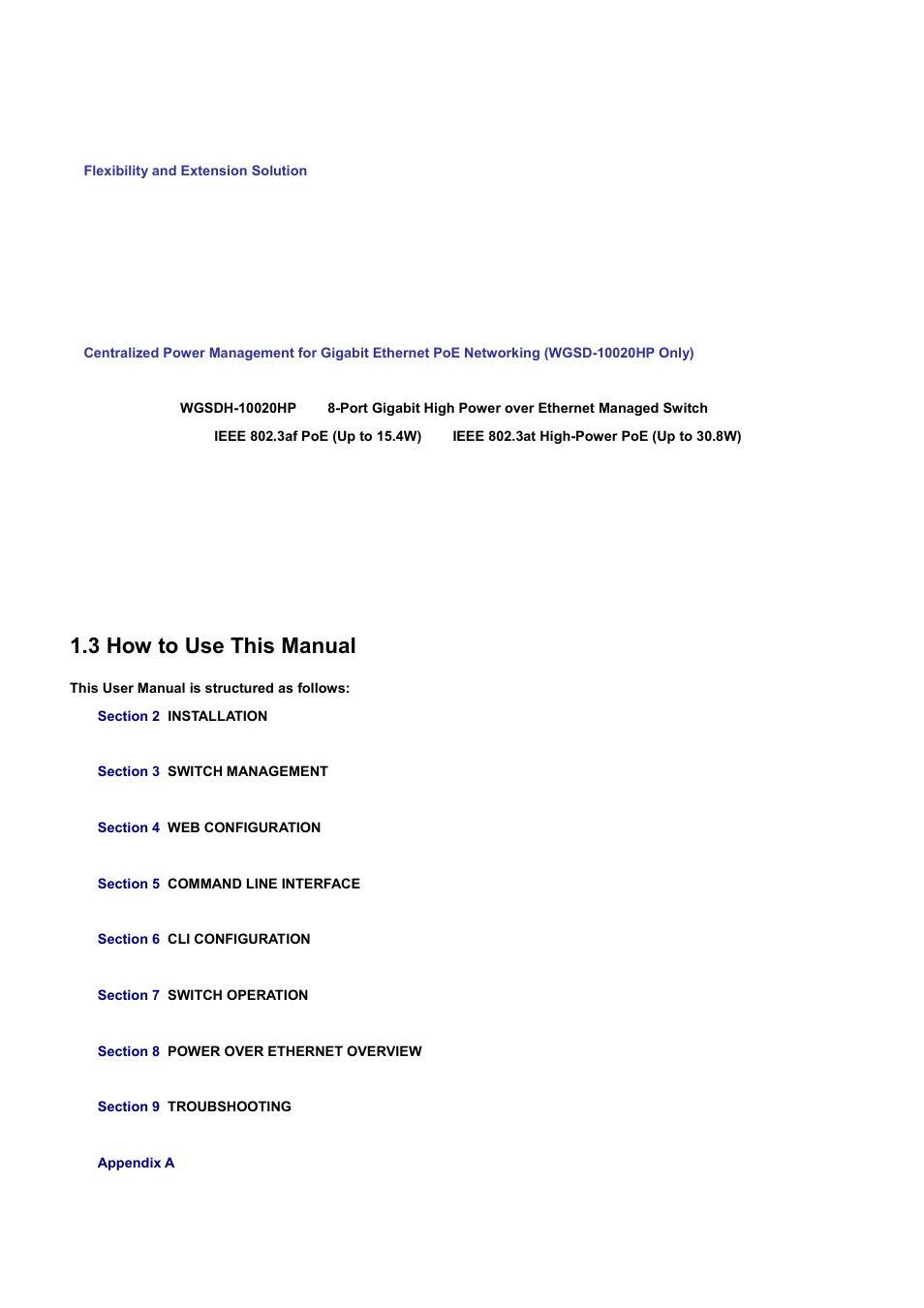3 how to use this manual | PLANET WGSD-10020 User Manual | Page 22 / 556