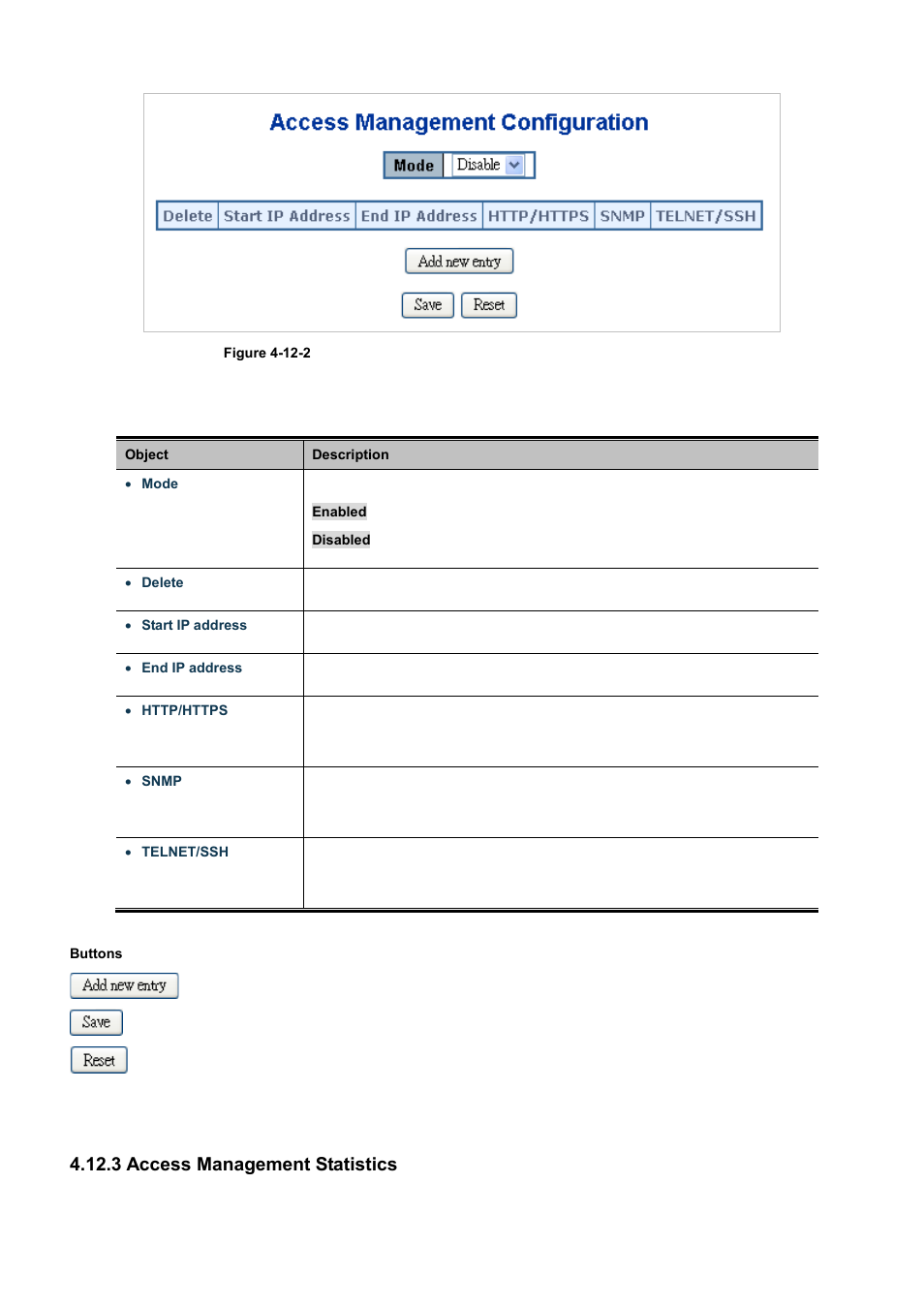 3 access management statistics | PLANET WGSD-10020 User Manual | Page 263 / 556