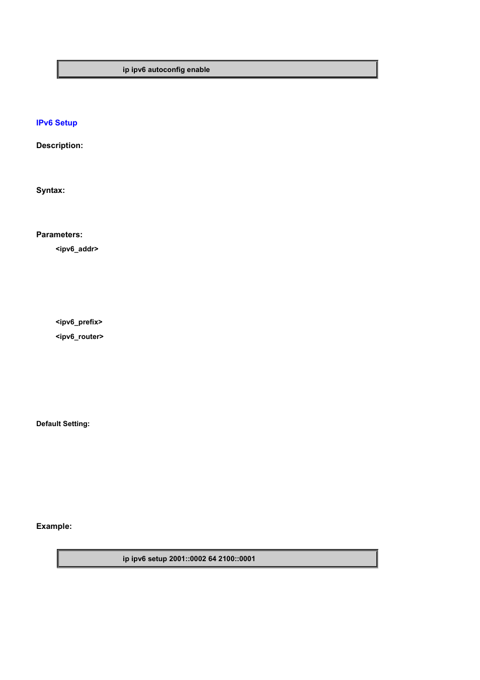 Ipv6 setup | PLANET WGSD-10020 User Manual | Page 334 / 556
