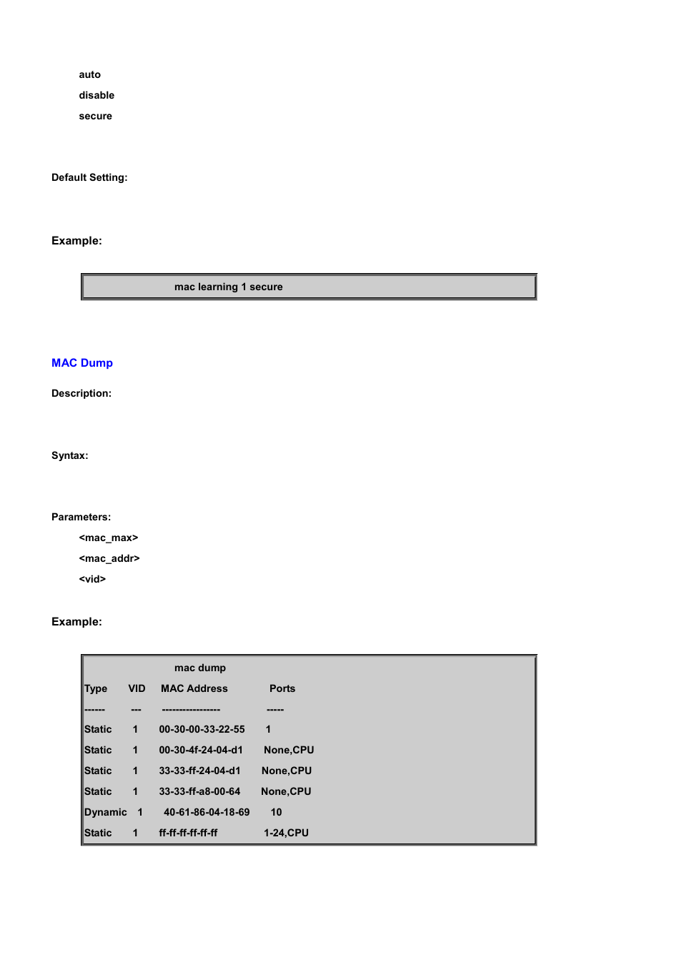 Mac dump | PLANET WGSD-10020 User Manual | Page 348 / 556