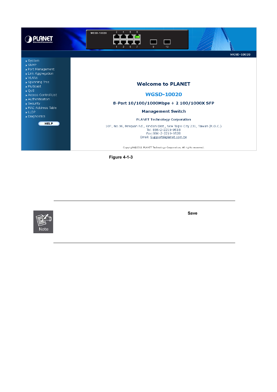 PLANET WGSD-10020 User Manual | Page 45 / 556