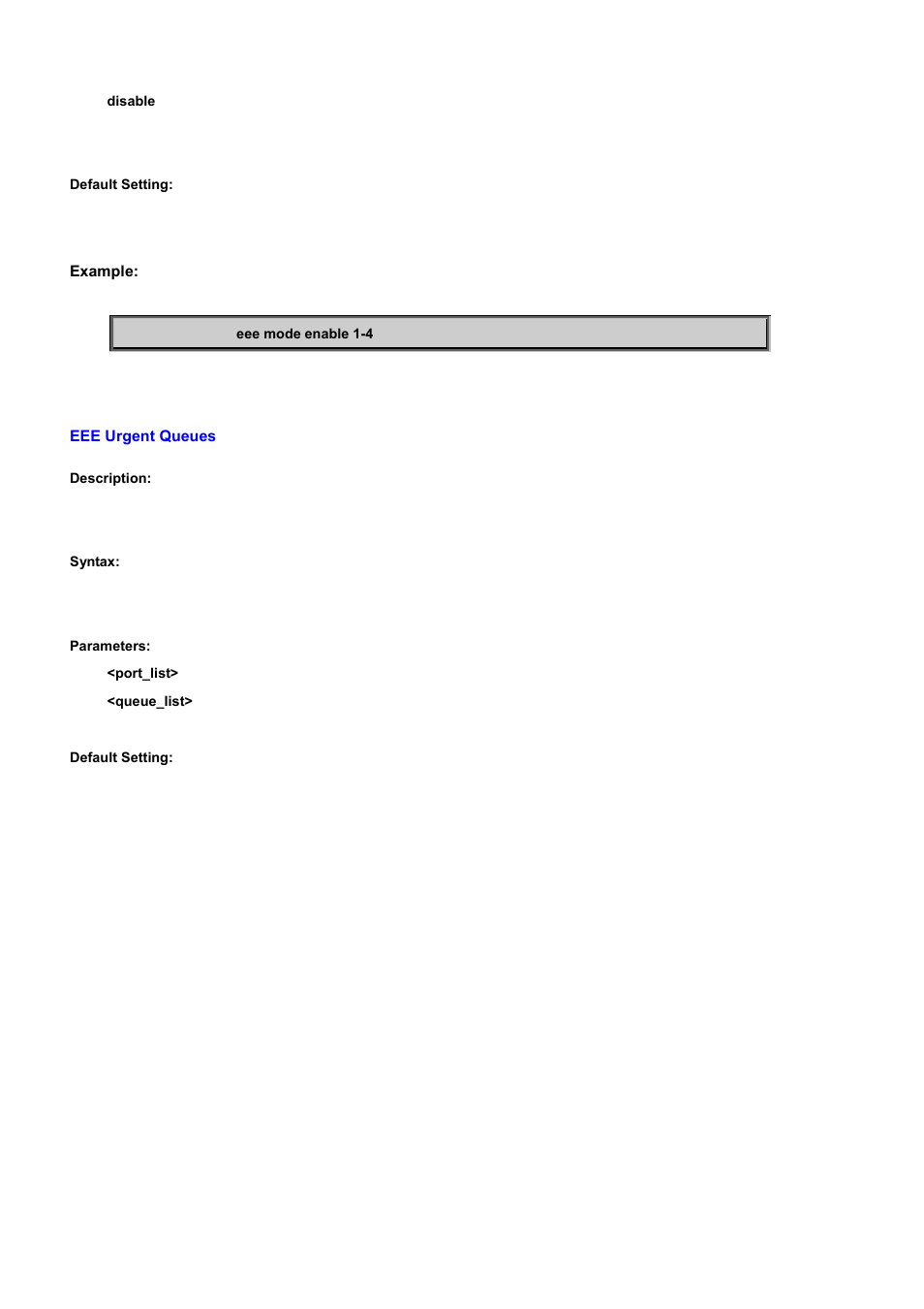 Eee urgent queues | PLANET WGSD-10020 User Manual | Page 464 / 556