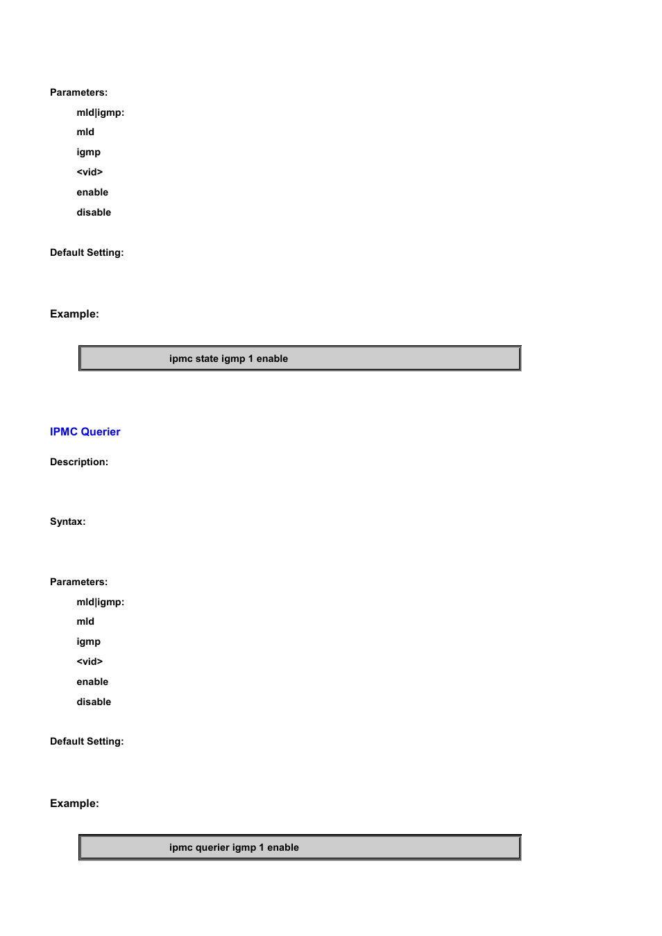 Ipmc querier | PLANET WGSD-10020 User Manual | Page 514 / 556