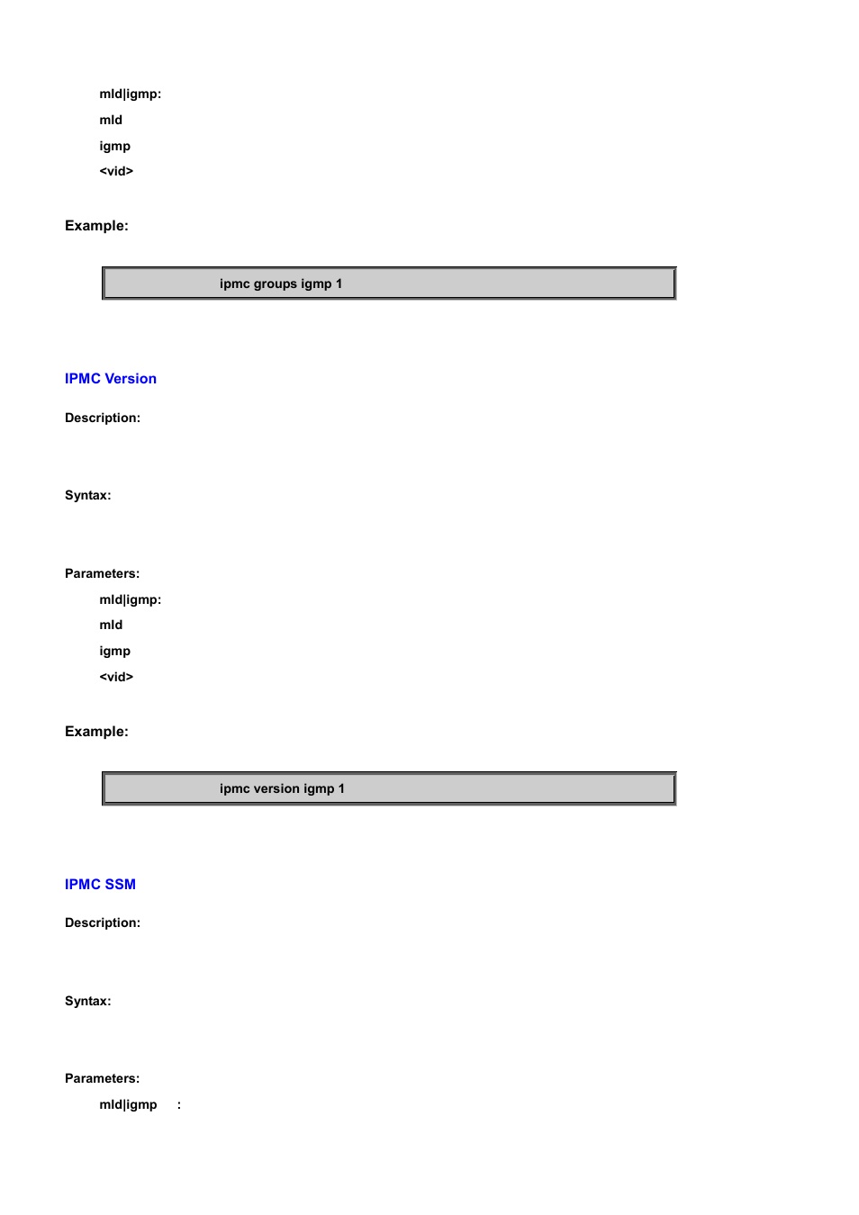 Ipmc version, Ipmc ssm | PLANET WGSD-10020 User Manual | Page 518 / 556