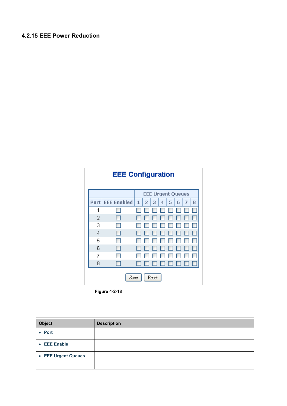 15 eee power reduction | PLANET WGSD-10020 User Manual | Page 68 / 556