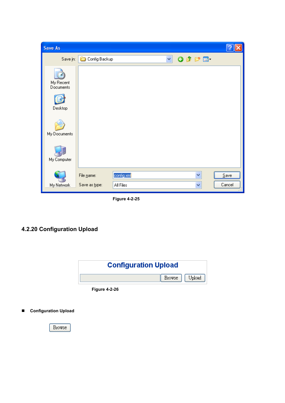 20 configuration upload | PLANET WGSD-10020 User Manual | Page 74 / 556