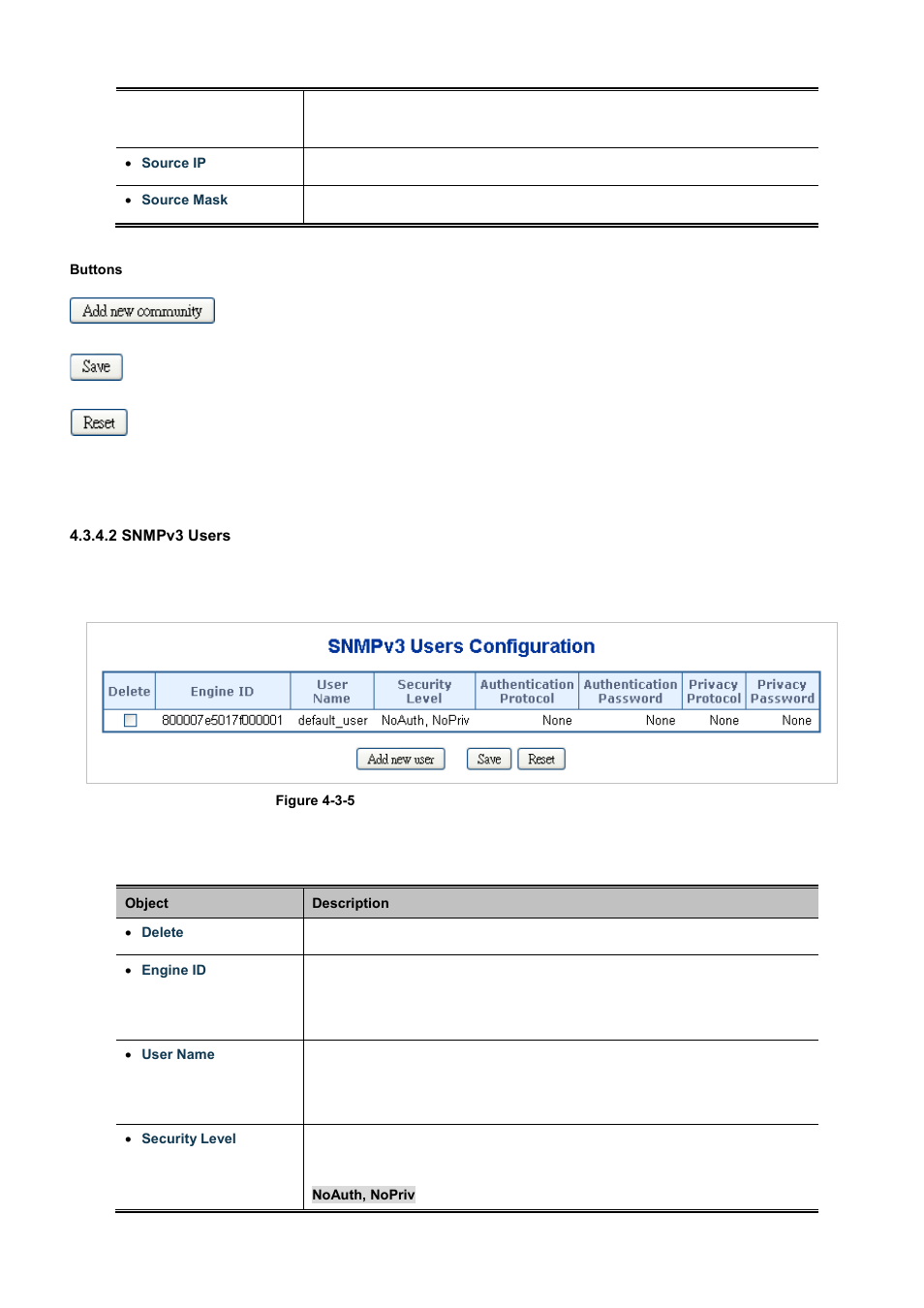 2 snmpv3 users | PLANET WGSD-10020 User Manual | Page 83 / 556