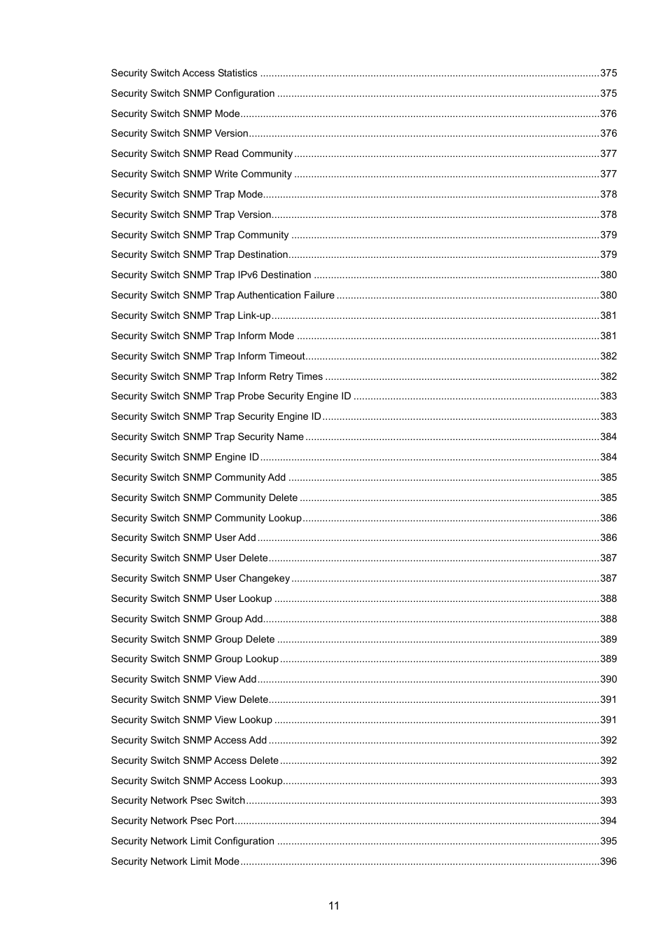 PLANET WGSD-10020 User Manual | Page 11 / 557