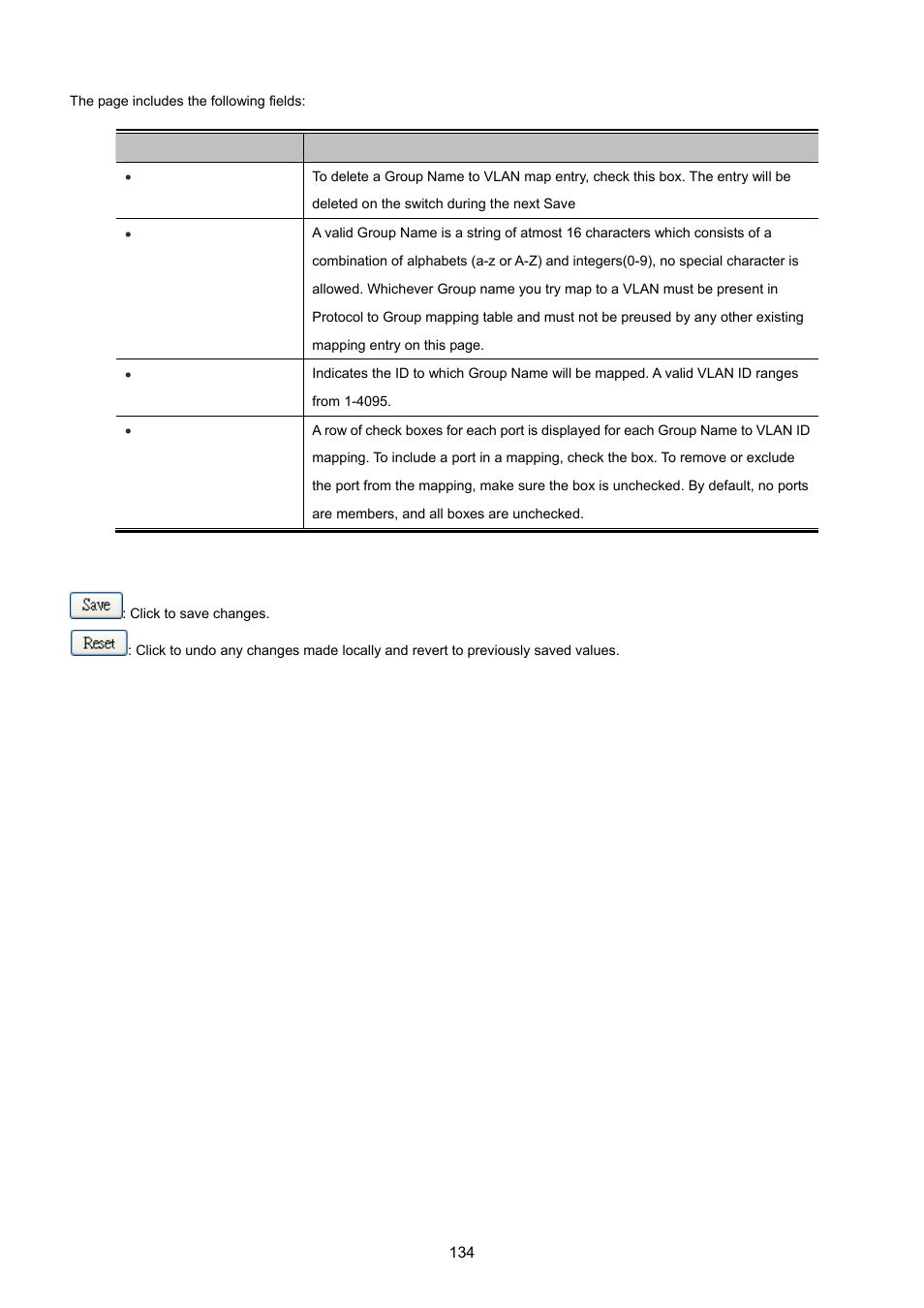 PLANET WGSD-10020 User Manual | Page 134 / 557
