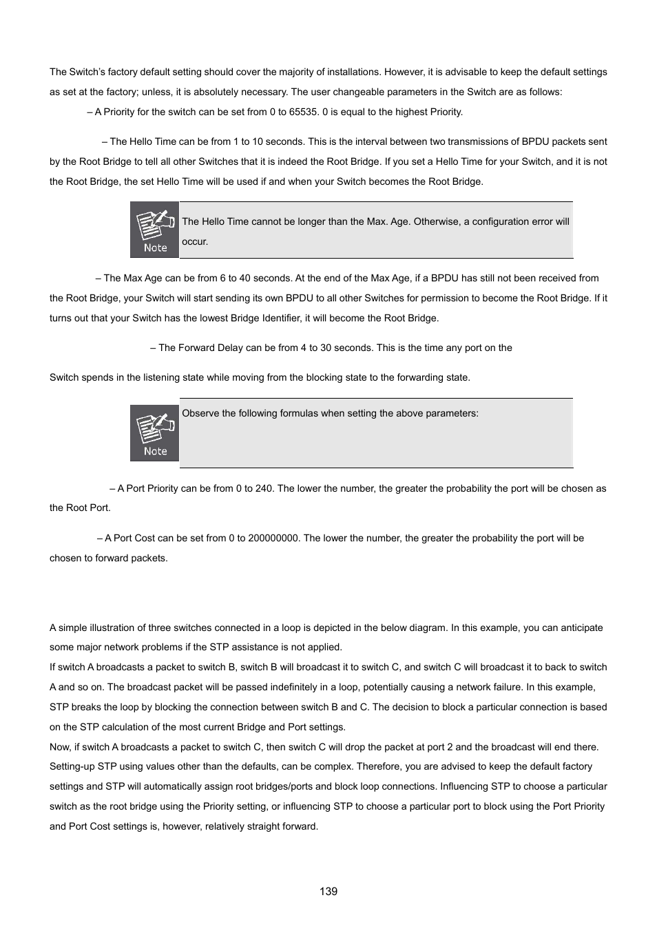 PLANET WGSD-10020 User Manual | Page 139 / 557