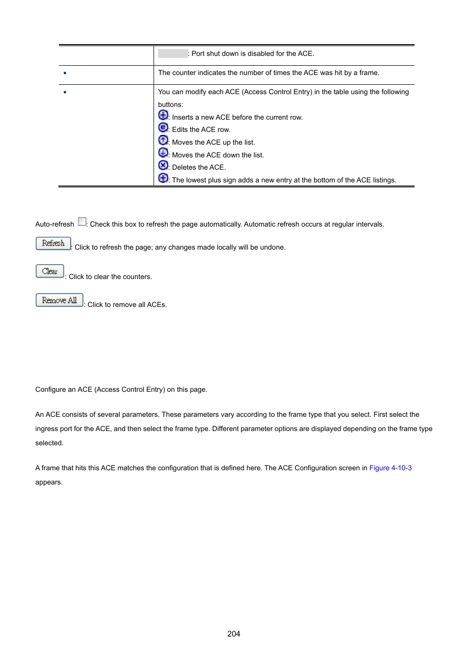 3 ace configuration | PLANET WGSD-10020 User Manual | Page 204 / 557