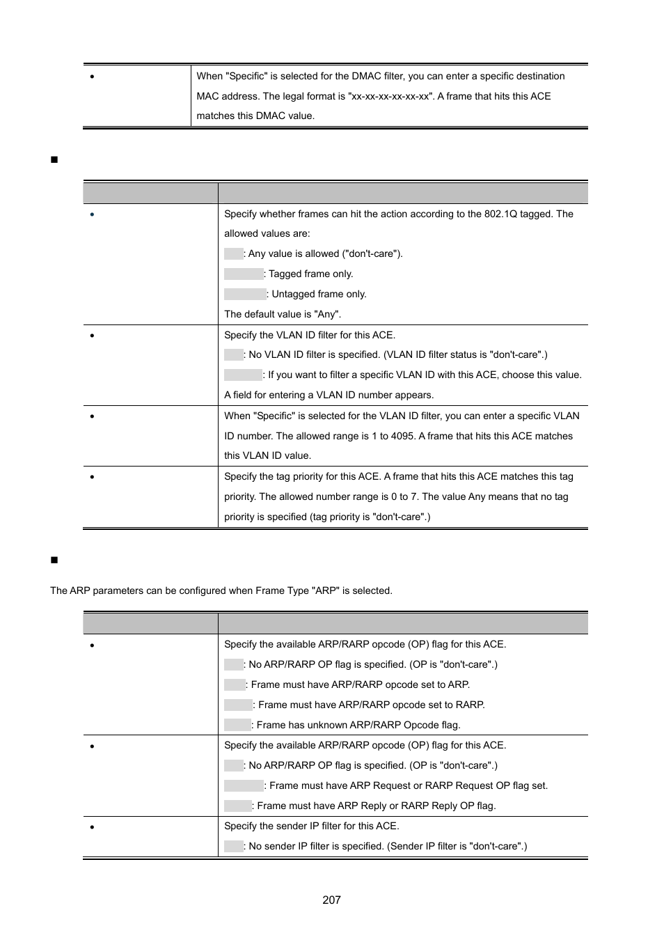 PLANET WGSD-10020 User Manual | Page 207 / 557
