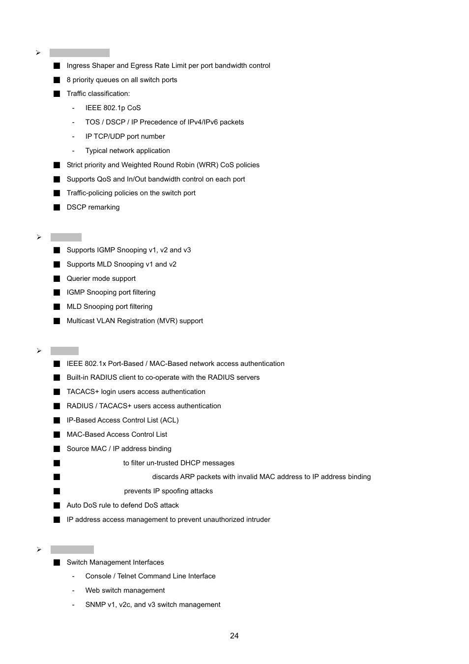 PLANET WGSD-10020 User Manual | Page 24 / 557