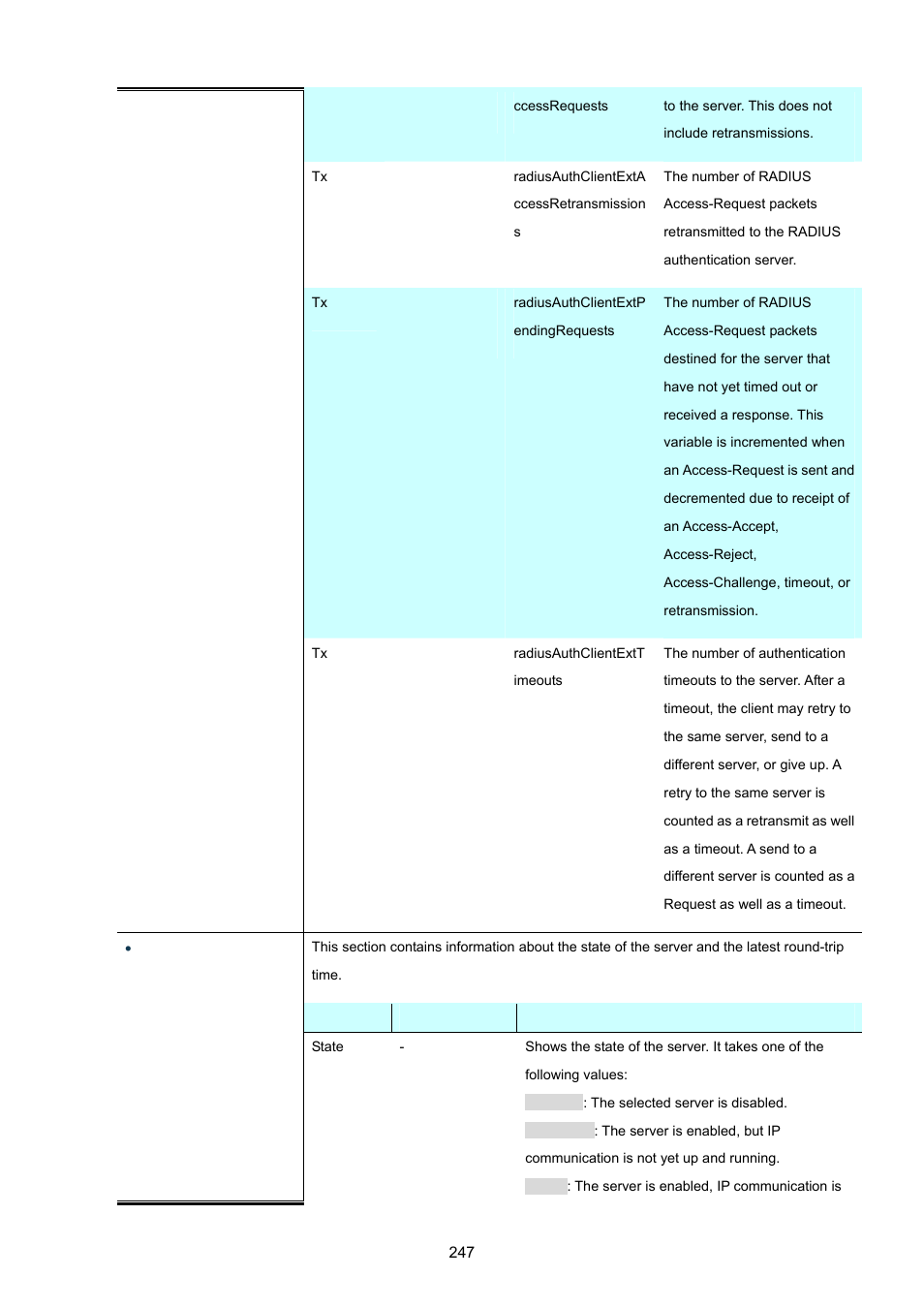 PLANET WGSD-10020 User Manual | Page 247 / 557