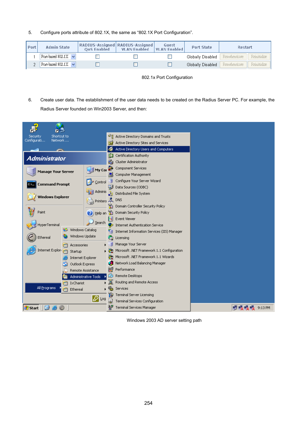 PLANET WGSD-10020 User Manual | Page 254 / 557