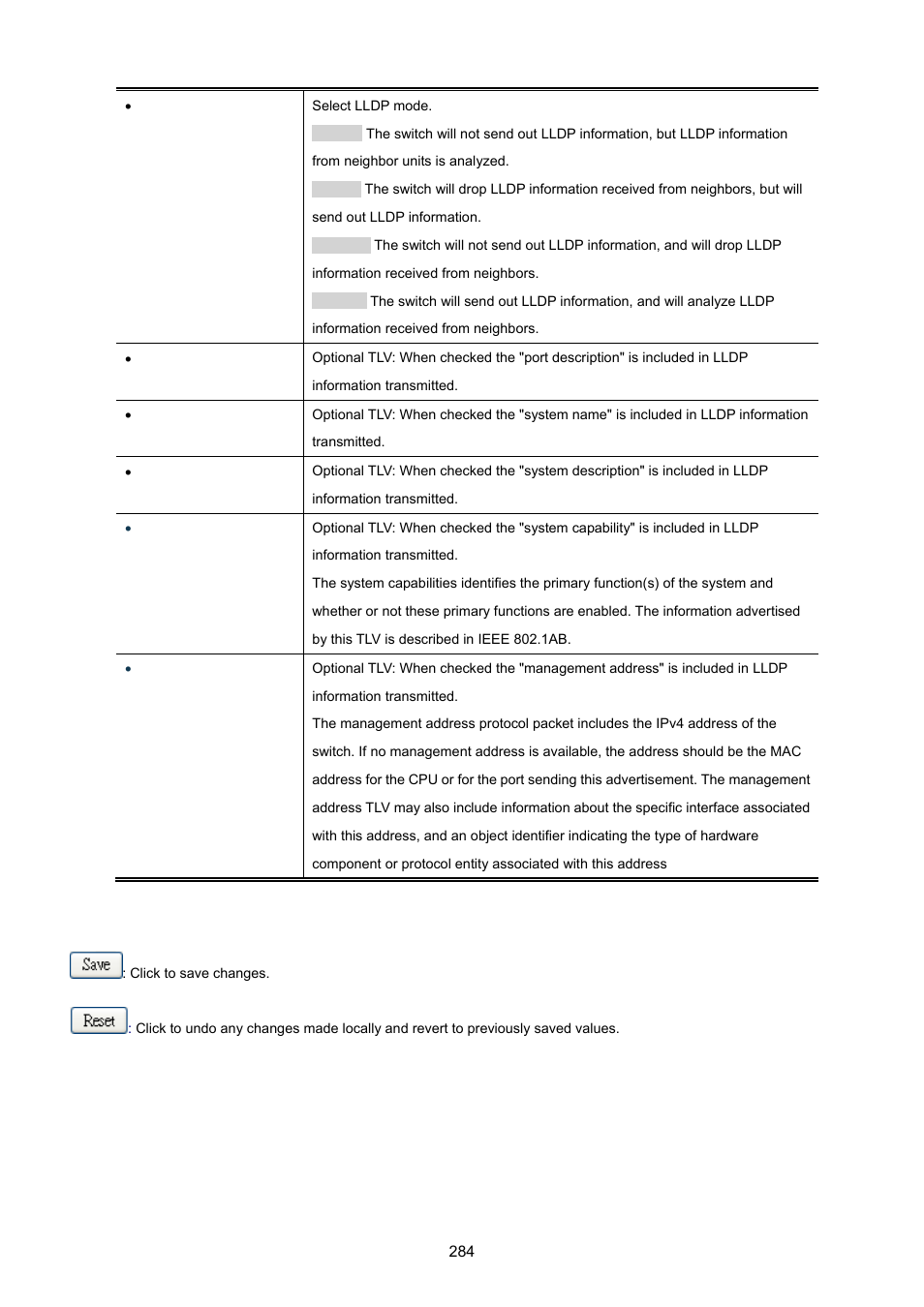 PLANET WGSD-10020 User Manual | Page 284 / 557