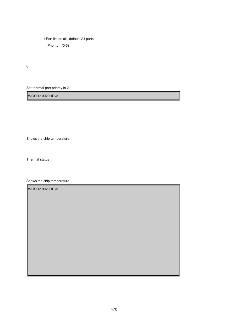 Thermal status | PLANET WGSD-10020 User Manual | Page 470 / 557