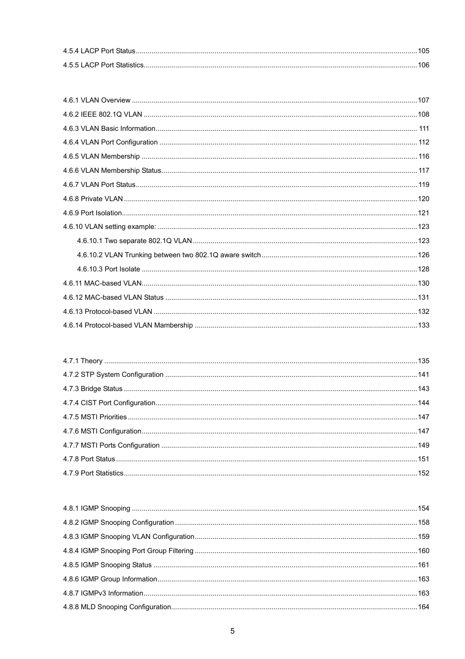 PLANET WGSD-10020 User Manual | Page 5 / 557