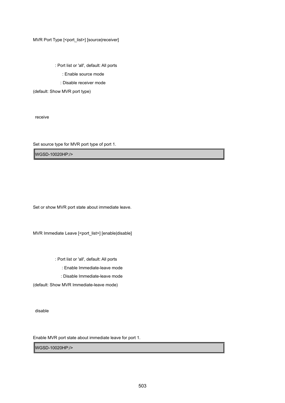 Mvr immediate leave | PLANET WGSD-10020 User Manual | Page 503 / 557