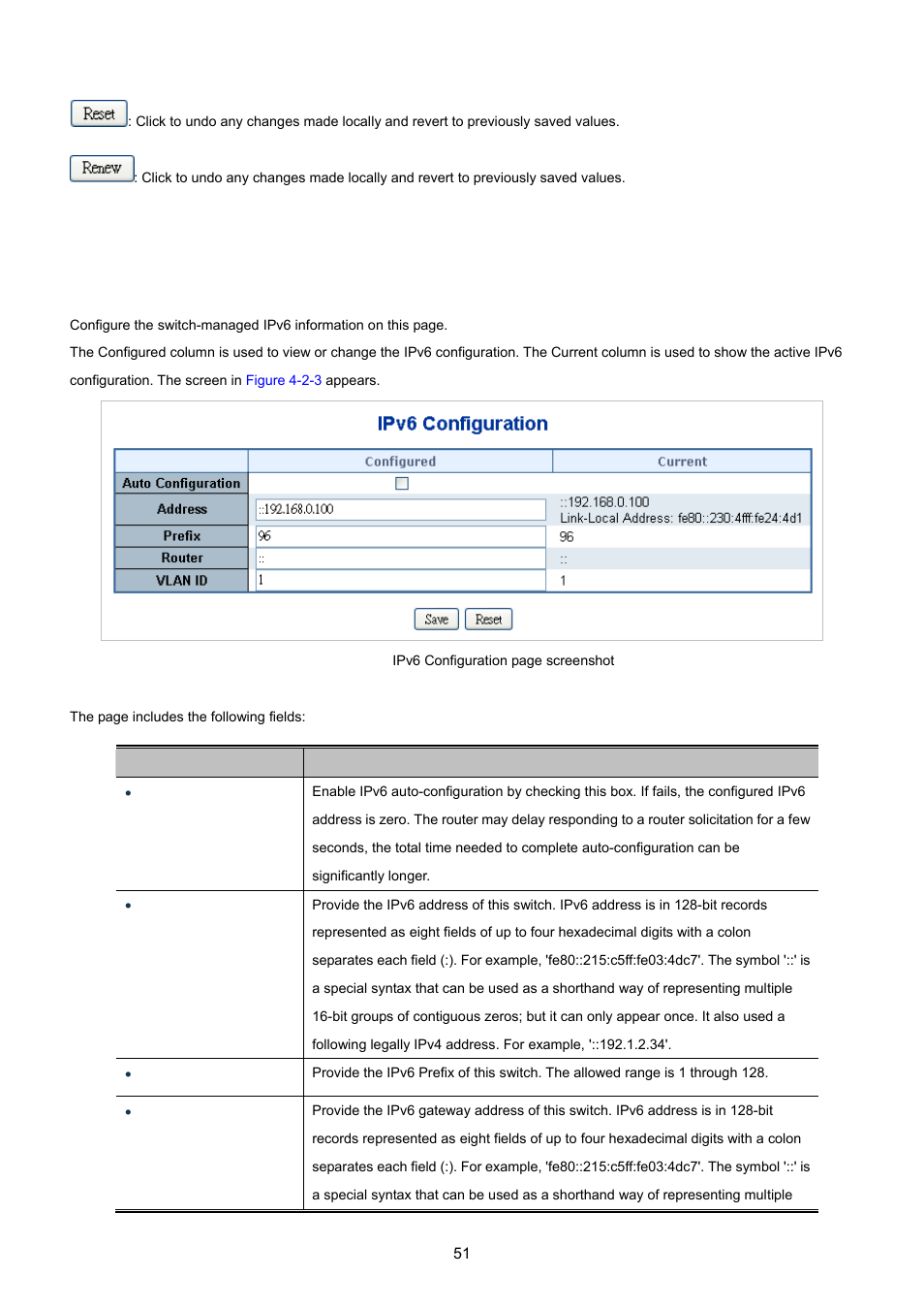 3 ipv6 configuration | PLANET WGSD-10020 User Manual | Page 51 / 557