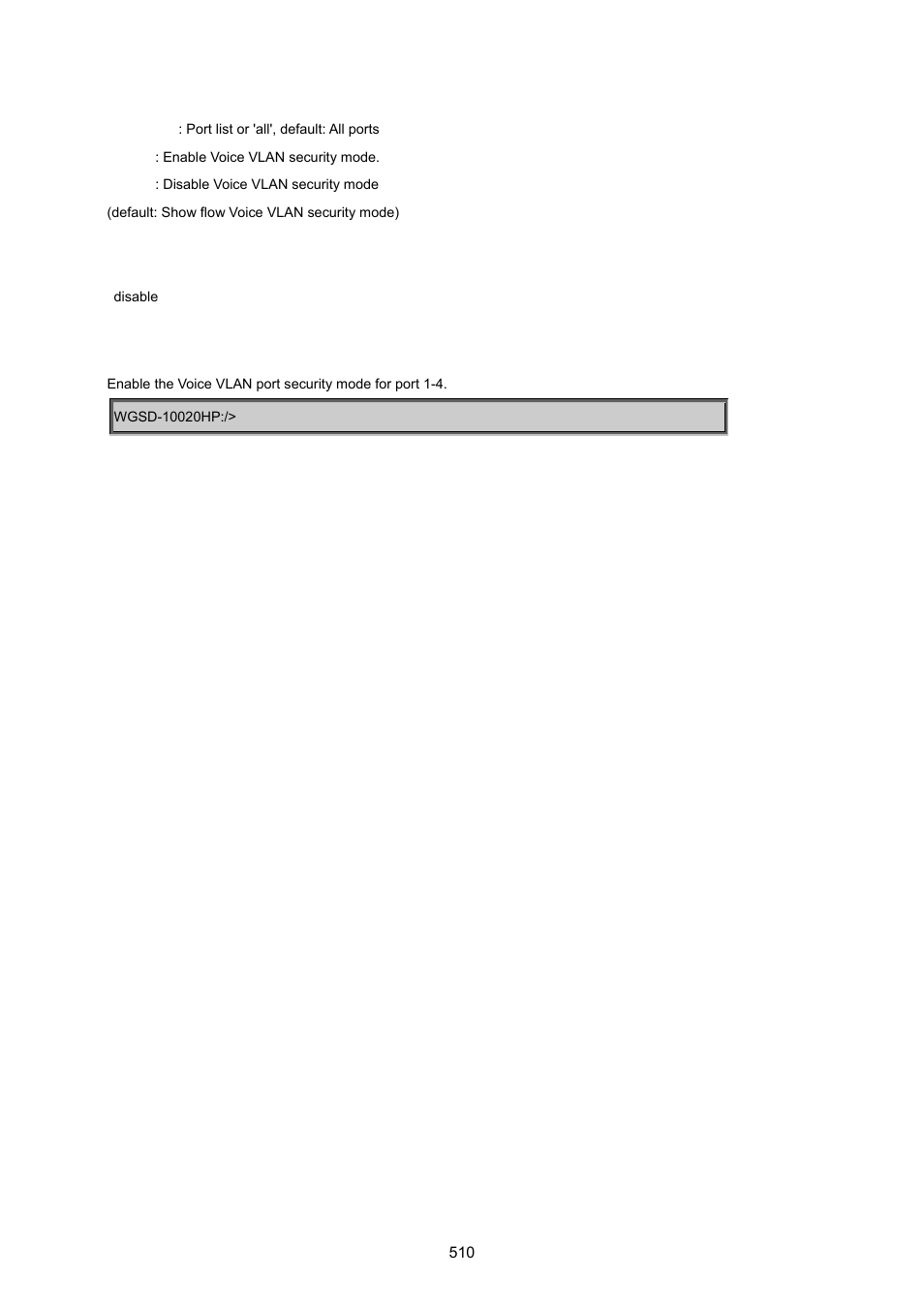 PLANET WGSD-10020 User Manual | Page 510 / 557