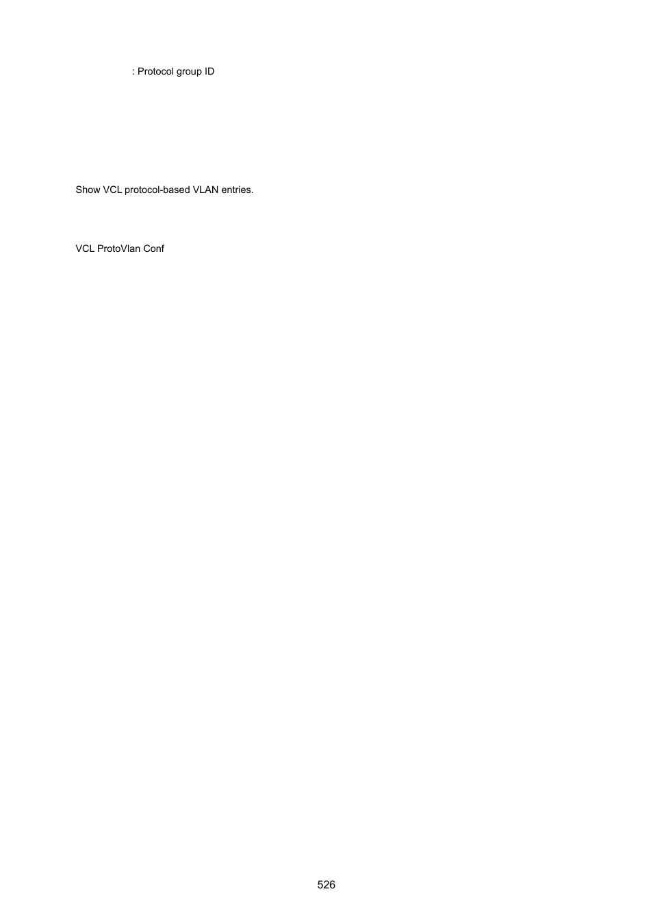 Vcl protocol-based vlan configuration | PLANET WGSD-10020 User Manual | Page 526 / 557