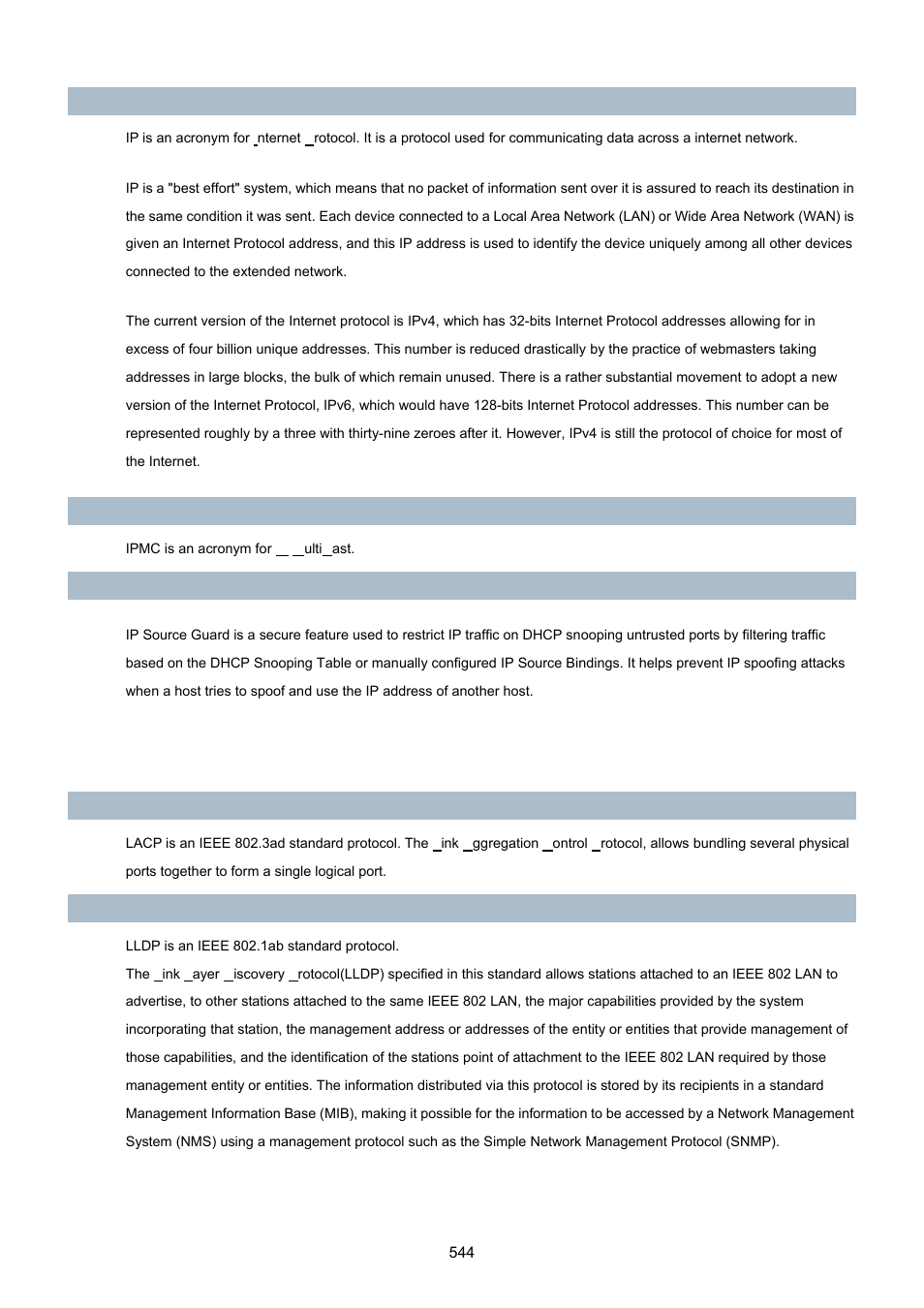 PLANET WGSD-10020 User Manual | Page 544 / 557