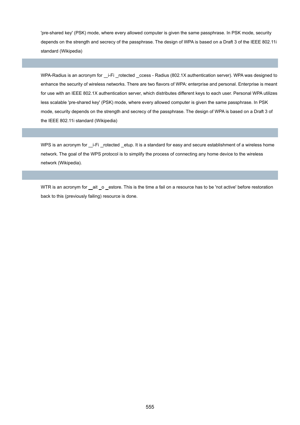 PLANET WGSD-10020 User Manual | Page 555 / 557