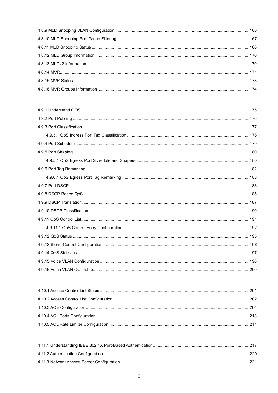PLANET WGSD-10020 User Manual | Page 6 / 557