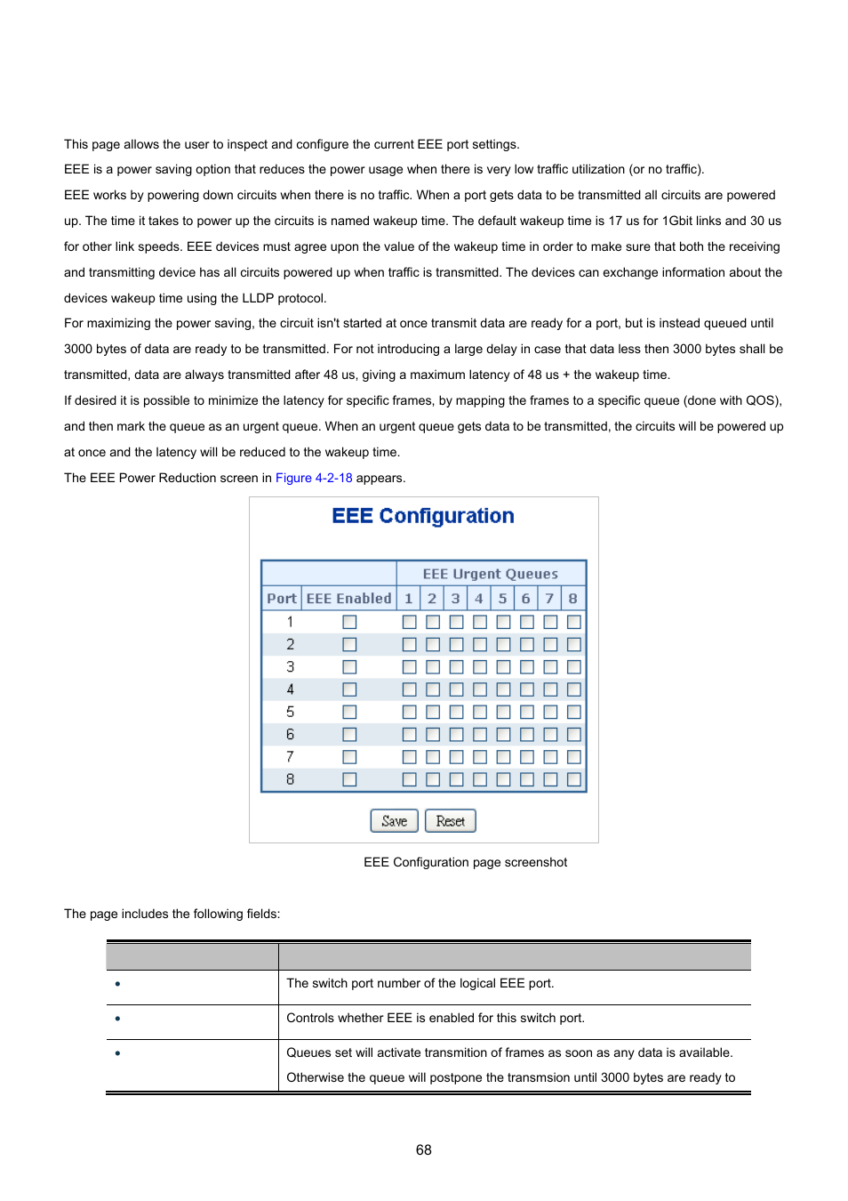 15 eee power reduction | PLANET WGSD-10020 User Manual | Page 68 / 557