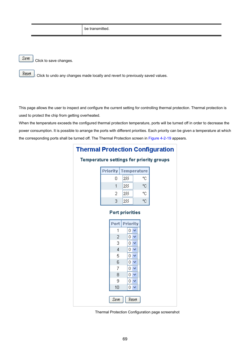 16 thermal protection | PLANET WGSD-10020 User Manual | Page 69 / 557