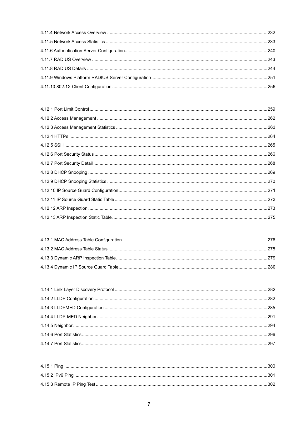 PLANET WGSD-10020 User Manual | Page 7 / 557