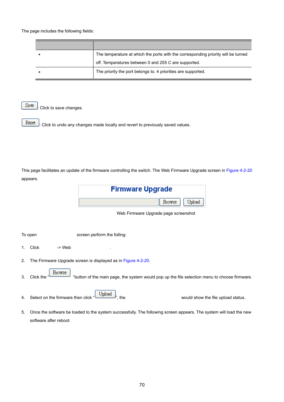 17 web firmware upgrade | PLANET WGSD-10020 User Manual | Page 70 / 557