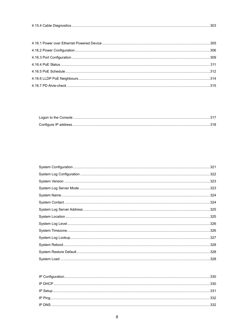 PLANET WGSD-10020 User Manual | Page 8 / 557