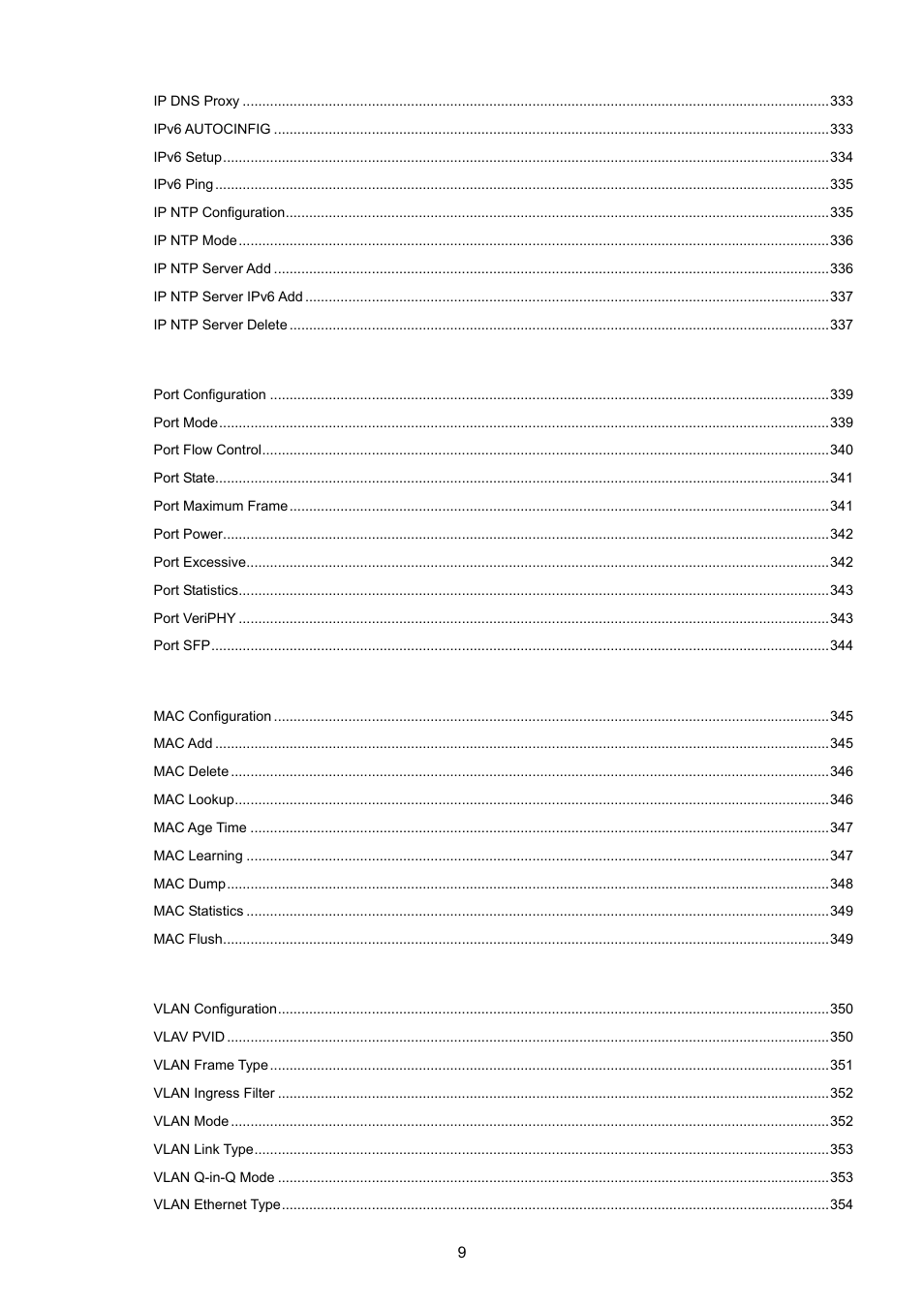 PLANET WGSD-10020 User Manual | Page 9 / 557